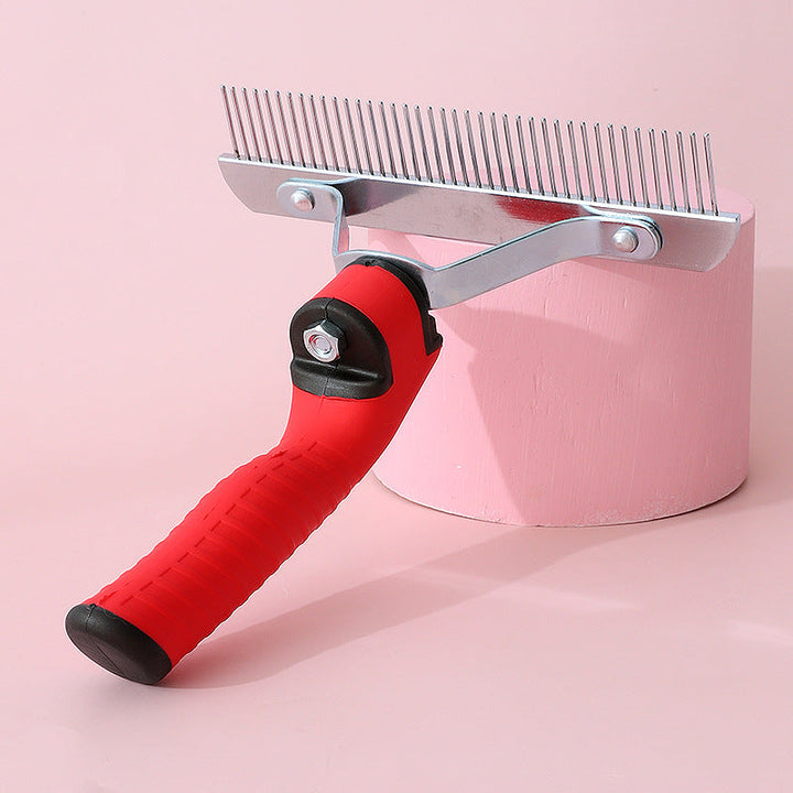 Experience the Ultimate Grooming with Our Pet Extra-Large Deshedding Grooming Rake Comb