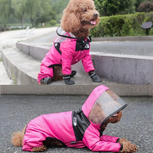 Waterproof Pet Dog Raincoat Jumpsuit - Water-Resistant Jacket for Dogs - Image 5