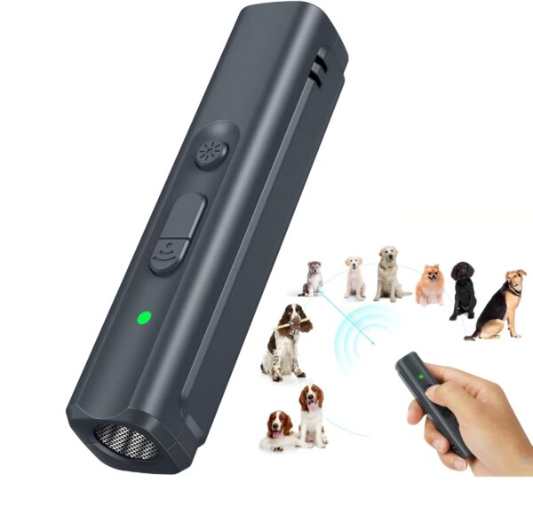 Portable Ultrasonic Dog Barking Deterrent – Anti-Bark Device for Dogs, 16.4ft Range